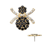 Invictus | 14k gold | Pave Set Spider | CZ