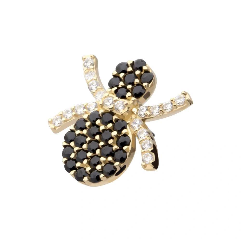 Invictus | 14k gold | Pave Set Spider | CZ