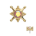 Invictus | 14k gold | North Star | CZ