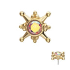 Invictus | 14k gold | North Star | CZ