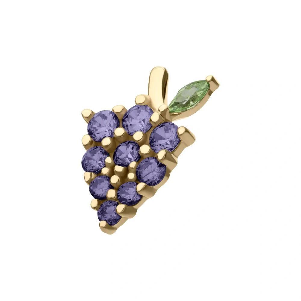 Invictus | 14k gold | Grape Cluster | CZ