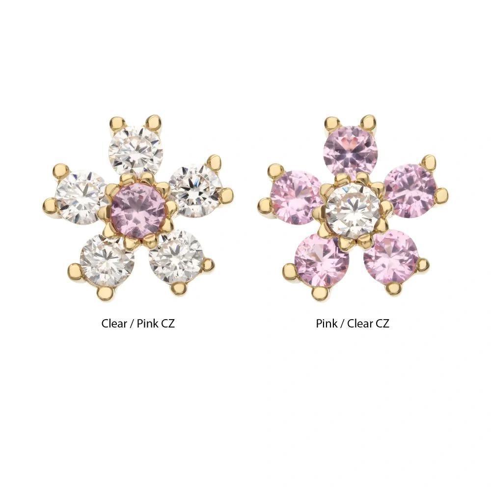 Invictus | 14k gold | Cherry Blossom | CZ