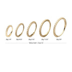 Invictus | 14k gold | 20g Prong 1mm Clear CZ Gem Side Facing Hinged Hoop