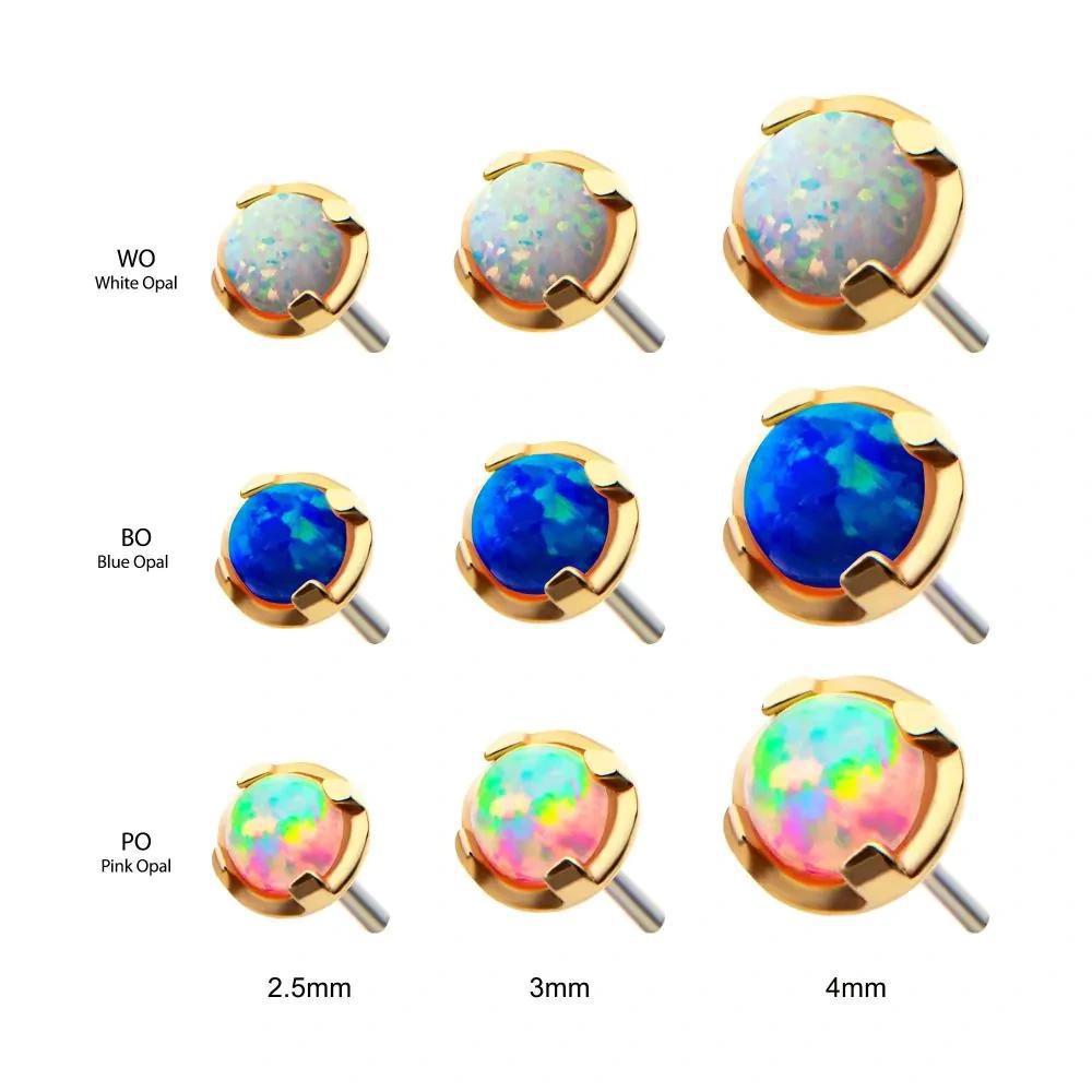 Invictus | 14k gold | Prong Set | Synthetic Opal