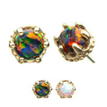Invictus | 14k gold | Crown Set | Synthetic Opal
