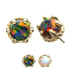 Invictus | 14k gold | Crown Set | Synthetic Opal