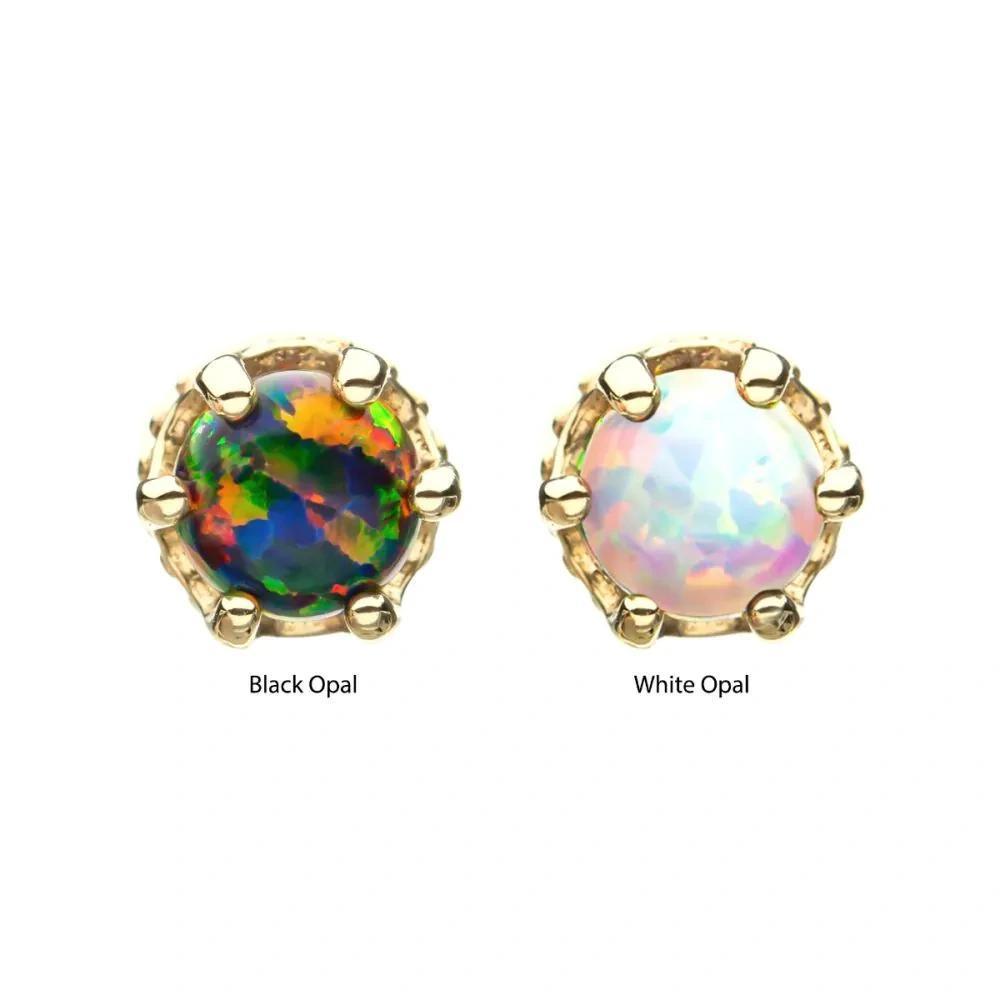 Invictus | 14k gold | Crown Set | Synthetic Opal