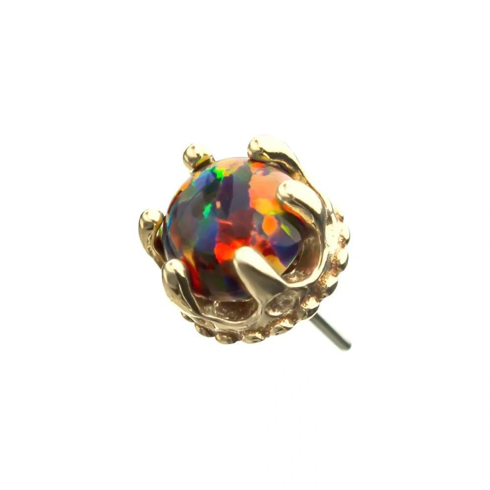 Invictus | 14k gold | Crown Set | Synthetic Opal