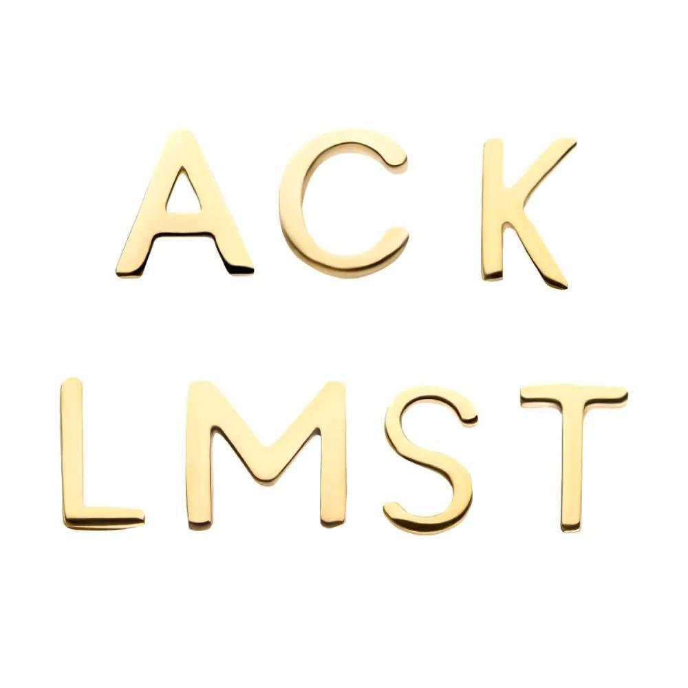 Invictus | 14k gold |Letters