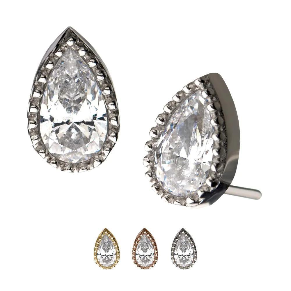 Invictus | 14k gold | Pear Shape | CZ