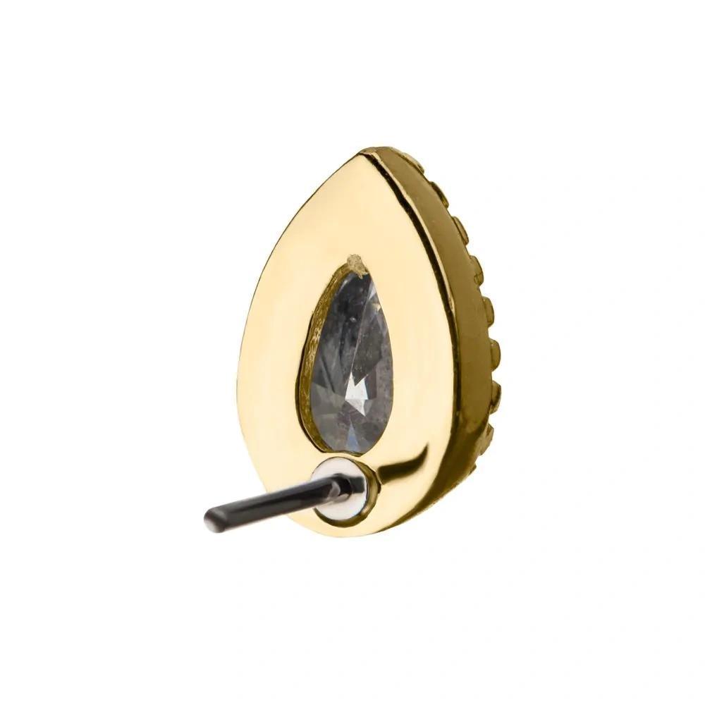 Invictus | 14k gold | Pear Shape | CZ