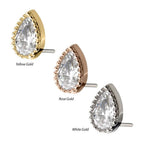 Invictus | 14k gold | Pear Shape | CZ