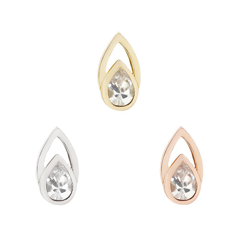 Buddha | 14k gold | Echo | Clear CZ