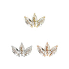 Buddha | 14k gold | Moet | Swarovski Crystal CZ