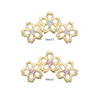 Invictus | 14k gold | Triple Cut Out Cherry Blossom | CZ