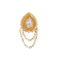 Buddha | 14k gold | Diety | Clear CZ