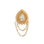 Buddha | 14k gold | Diety | Clear CZ