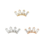 Buddha | 14k gold | Crown Jewels | Clear CZ