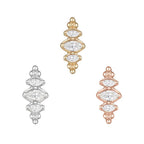 Buddha | 14k gold | Prose | Clear CZ