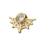 Invictus | 14k gold | Spiderweb Top with Bezel Lab-Grown Diamond | Lab-Grown Diamond