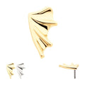 Invictus | 14k gold |  Bat Wing Top Left
