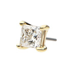 Invictus | 14k gold | 2.5mm Princess Cut Gem | Lab-Grown Diamond