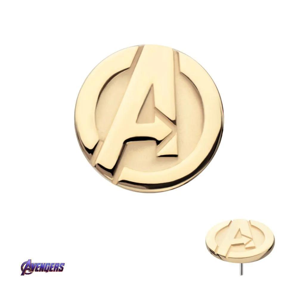 Invictus | 14k gold | Marvel Avengers Logo