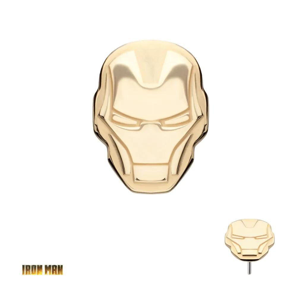 Invictus | 14k gold | Marvel Iron Man Face