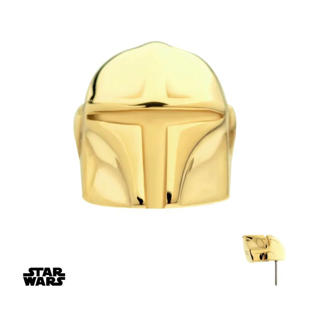 Invictus | 14k gold | Star Wars | Mandalorian Helmet