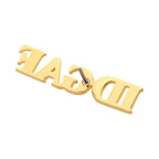 Invictus | 14k gold | "IDGAF"