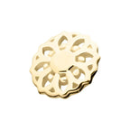 Invictus | 14k gold | 14g Dermal Top | Mandala Flower