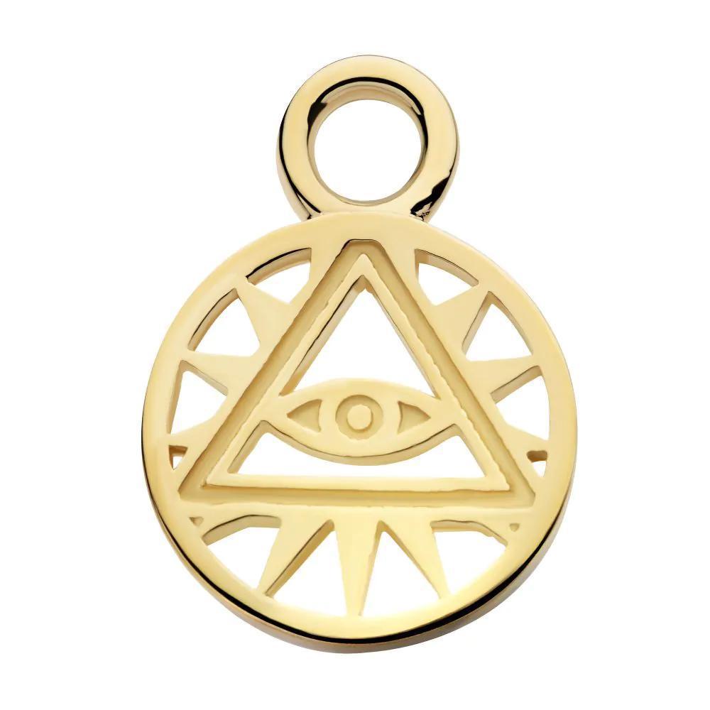 Invictus | 14k gold | All Seeing Eye Charm