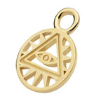 Invictus | 14k gold | All Seeing Eye Charm