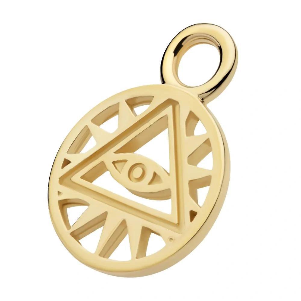 Invictus | 14k gold | All Seeing Eye Charm