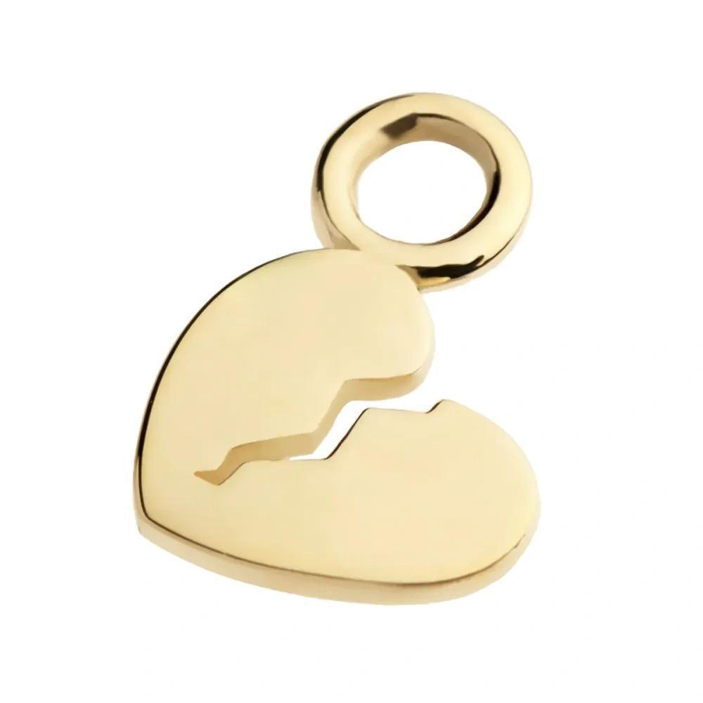 Invictus | 14k gold | Broken Heart Charm