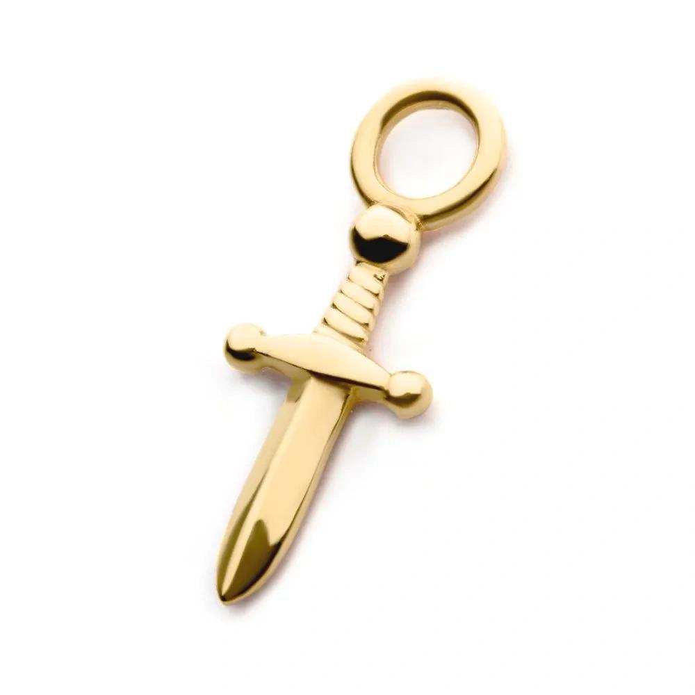 Invictus | 14k gold | Dagger Charm