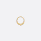 Tether | 14k gold | Petite Pyramid Seam Ring