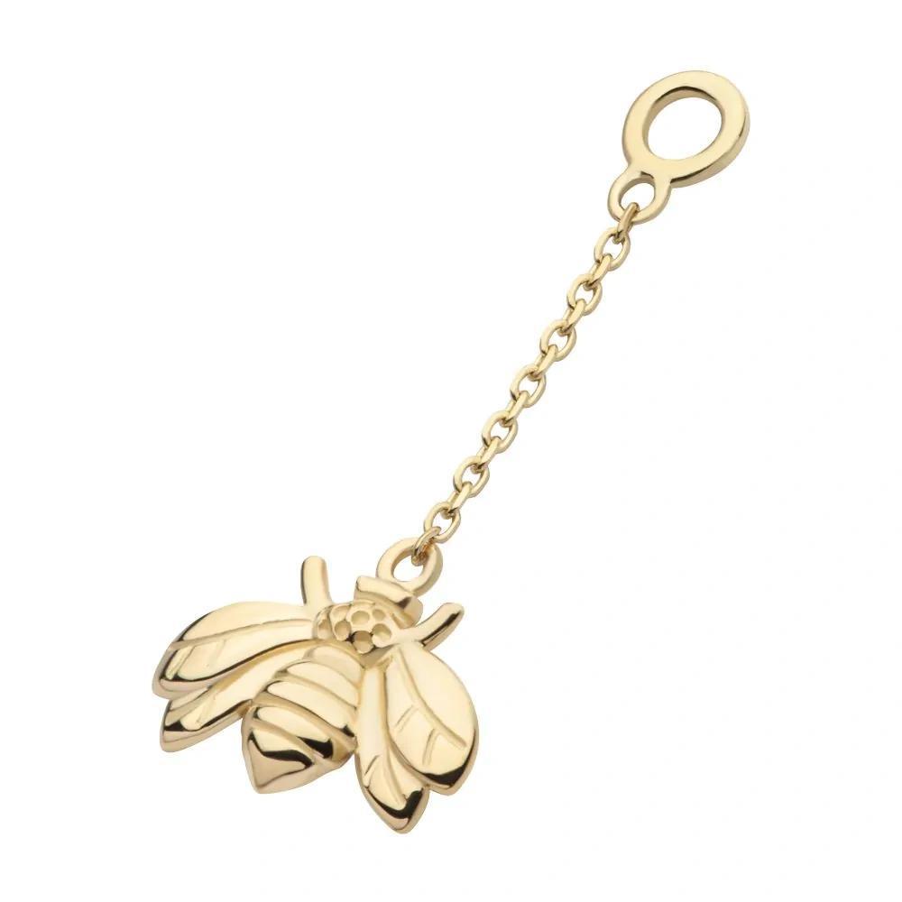 Invictus | 14k gold | Bee Dangle Charm