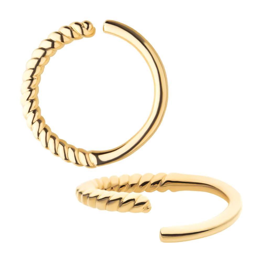 Invictus | 14k gold | Half-Twisted Circle Seamless Split Ring