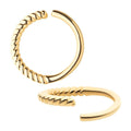 Invictus | 14k gold | Half-Twisted Circle Seamless Split Ring