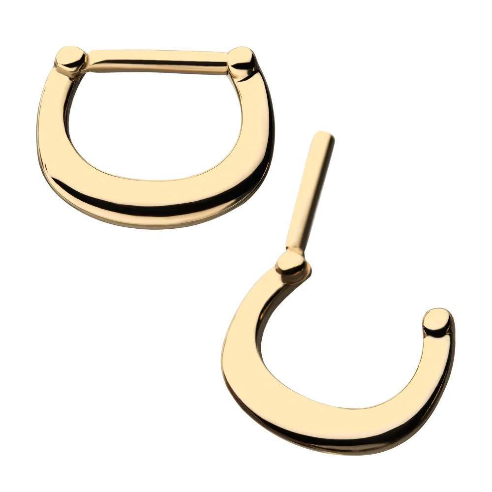 Invictus | 14k gold | Septum Clicker