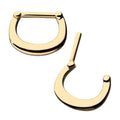 Invictus | 14k gold | Septum Clicker