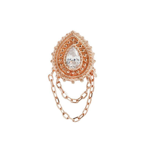 Buddha | 14k gold | Deity | CZ