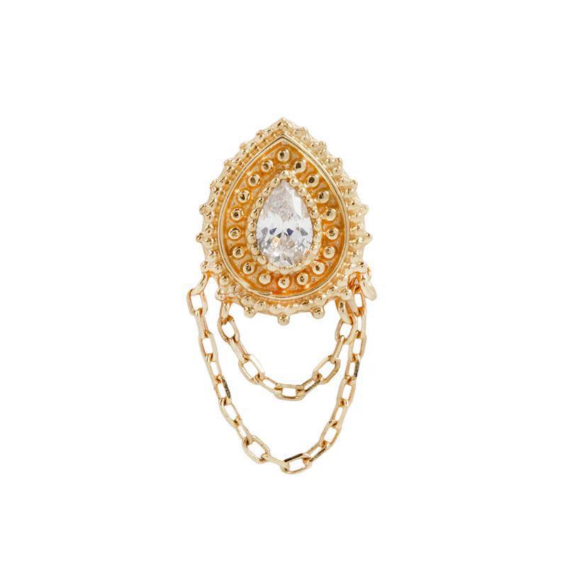 Buddha | 14k gold | Deity | CZ