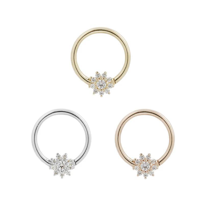 Buddha | 14k gold | Eloise Seam Ring | CZ