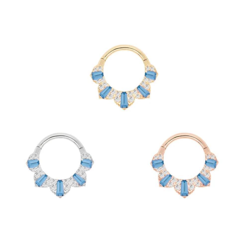 Buddha | 14k gold | Guilty Pleasure | London Blues Topaz + Diamond | 16g