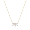Buddha | 14k gold | RION x Buddha Valentina Necklace | White Sapphire