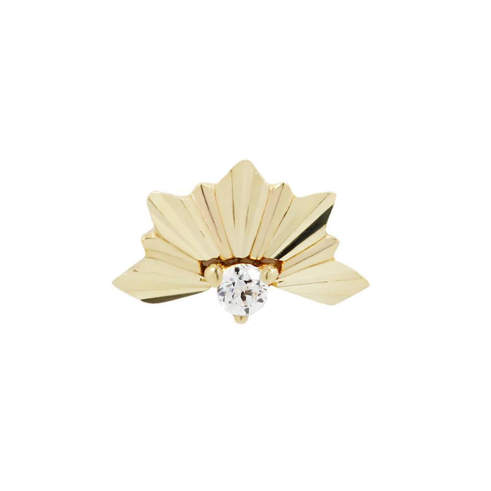 Buddha | 14k gold | Surrender | Swarovski Crystal CZ