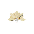 Buddha | 14k gold | Surrender | Swarovski Crystal CZ