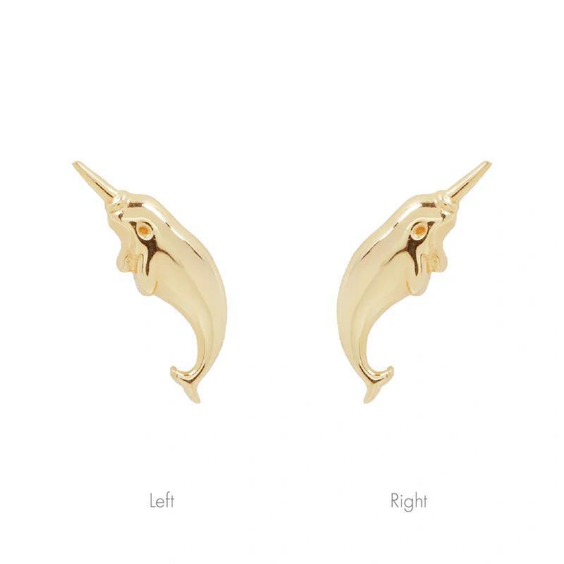 Buddha | 14k gold | Narwhal "Unicorn of The Sea"